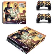 Resim Grand Theft Auto V Playstation 4 Slim Kasa Sticker Kaplama 