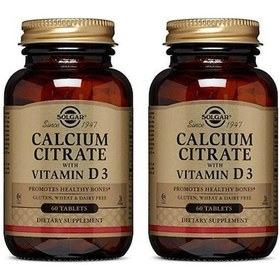 Resim Solgar Calcium Citrate With Vitamin D3 60 Tablet 2 Adet 01-20 