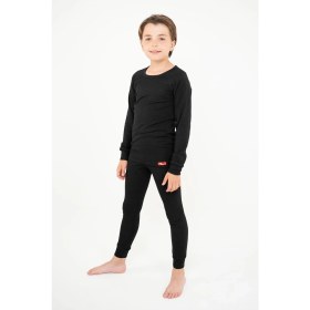 Resim FSM 1453 Fsm1453 Erkek Çocuk Termal İçlik Takım Siyah %47 Viskon %47 Polyester %6 Elastan 