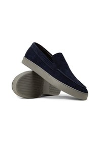 Resim Deery Erkek Hakiki Süet Lacivert Loafer Ayakkabı - 01993mlcvc01 Lacivert 
