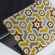 Resim Yıldızlı Karo Motifi Notebook Sticker, Laptop sticker,, Hp Sticker, Asus Sticker, 15.6 inç Sticker 