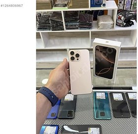 Resim Apple iPhone 16 Pro Max İkinci El TR | 256 GB | Çöl Titanyum 