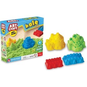 Resim Art Sand Kale Seti 500 Gr. - Oyun Kumu Seti - Kinetik Kum Seti - Natural Kum - Doğal Kum Renkli 