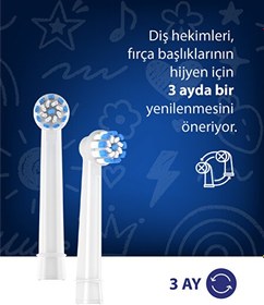 Resim Wohler Değiştirilebilir Başlıklı 3 Yaş FDA Onaylı Pilli Kız Çocuk Diş Fırçası Pembe 