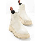 Resim Harley Davidson Beige Deri Kadın Bot & Bootie HD0777003103 