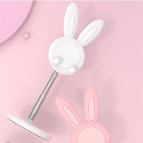 Resim Ally Cute Hareketli Masaüstü Telefon Standı Beyaz 