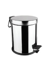 Resim 5Lt Banyo Çöp Kovası Krom 