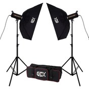 Resim Gdx HD-200II C BiColor 2'li Işık Seti 200W Video Led Işığı 