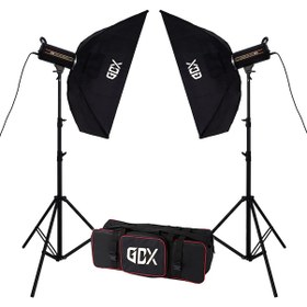 Resim Gdx HD-200II C BiColor 2'li Işık Seti 200W Video Led Işığı 