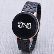 Resim Unisex Çelik Kasa Klips Kordon Dijital Led Dokunmatik Kadın Kol Saati ST-303947 