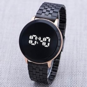 Resim Unisex Çelik Kasa Klips Kordon Dijital Led Dokunmatik Kadın Kol Saati ST-303947 