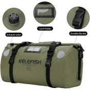 Resim Erkekler ve Kadınlar için Motosiklet, Tekne, Kano, Kampçılık, Balıkçılık ve Açık Hava Maceraları için Su Geçirmez 20 Litrelik Seyahat Çantası 
