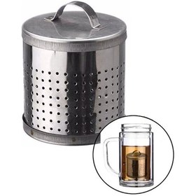 Resim Büro Ev Ofis Çay Keyfi İçin Maksi Metal Çay Süzgeci Diğer 