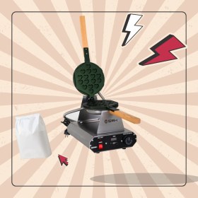 Resim Smh Kalpli Bubble Waffle Makinesi|toz Mix Hediyeli 