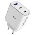Resim Linktech C317 45 W Pd 3.0 Qc4.0 2x Pd Usb Şarj Adaptörü 