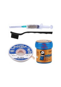 Resim Solder Paste Krem Lehim Mechnic 138 C Noclean Sn42bi58 42g Lehim Toplama Cp-3015 Emme Teli 3,0mm 