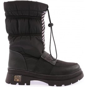 Resim Dgn 010-22k Kadin Ön Bağcikli Fermuarli Bot 010-2114-R1534 Siyah 