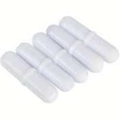 Resim 5 Adet Laboratuvar Manyetik Çubuk Silindirik Manyetik Karıştırıcı Çubuğu Manyetik Karıştırıcı - Mixer Karıştırma Çubukları Laboratuvar Manyetik Karıştırıcı 