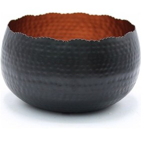 Resim Pearl Metal Saksı Büyük Boy Siyah 
