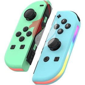 Resim RAYTENG Switch Oled Lite Uyumlu Rgb Işıklı Titreşimli Uzun Şarjlı Joy-con 