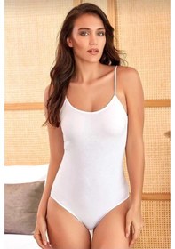 Resim Berrak 2081 Bayan İp Askılı Likralı Çıtçıtlı Body Tekli 001 