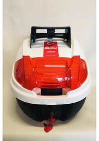 Resim Arwiç Motorsiklet Arka Çanta 32 Litre Beyaz Sırt Dayamalı Üst Tabakalı Full Set 7698892712406 