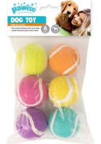 Resim Pawise 6 Adet Tenis Topu 5 Cm Çap 