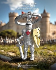 Resim Metalmorphose Şövalye Anahtarlık 
