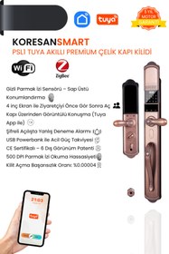 Resim koresan Tuya PSL1 Akıllı Premium Çelik Kapı Kilidi 
