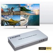 Resim Nova HDMI 4-1 Quad Multi Viewer 4 Giriş 1 Çıkış 