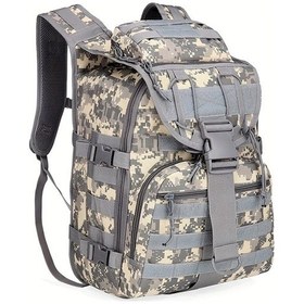 Resim Chuangyinshop Acu 10 57 Galon Taktik Sirt Cantasi Dayanikli Asetat Kumas Fermuarlı Su Gecirmez Degil Laptop Bolmeli Cok Cepli Hiking Trekking Acil Durum Ekipmani - Siyah 