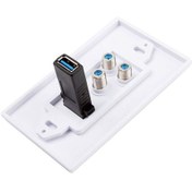 Resim Ti-Mesh Usb 3.0 1*A Female +2*F Female 70 Mm X 115 Mm 