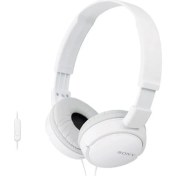 Resim Sony MDR-ZX110APW Beyaz Kulaküstü Mikrofonlu Kulaklık 