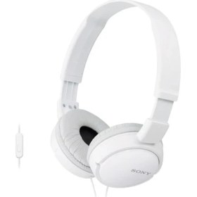Resim Sony MDR-ZX110APW Beyaz Kulaküstü Mikrofonlu Kulaklık 