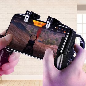 Resim Su geçirmez ABS Oyun Kumandası Cep Telefonu Tutucu, Kolu, Tetik ve Omuz Düğmesi ile, Mobil Oyunlar için Uygun - Sağlam Klips Tutucu ile Evrensel Akıllı Telefon 