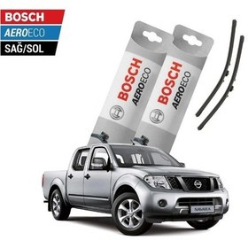 Resim Bosch , Nissan Navara Mayıs 2005-2014 Model Bosch Aeroeco Muz Silecek Takımı 