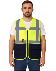 Resim Armadillo Abisko Executive Reflektörlü İş Güvenliği Yeleği - Yüksek Görünürlüklü, Çok Cepli, Dayanıklı ve Fonk 
