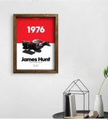 Resim Bk Gift Formula 1 Tasarımlı Doğal Masif Ahşap Çerçeveli Tablo 45X (551143467) 