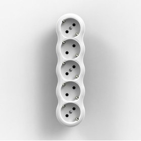 Resim fetih elektrik Topraklı 5'li Golyat Grup Priz 