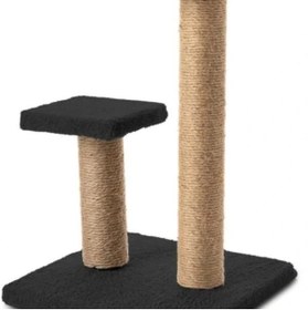 Resim AyrStore Beylini 2 li Kedi Tırmalama Tahtası Peluş Kumaş Silinebilir Demonte 42 cm Yükseklik 2 Adımlı 