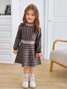 Resim Tysaca Stolıc Detam Kız Çocuk Elbisesi 178165856 Koyu Kahverengi 