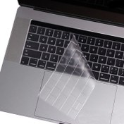 Resim Macbook Air 13 M1 Chip A2337 Silikon Klavye Koruması Eu Türkçe Şeffaf 