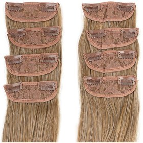 Resim Bucuks Fiber Sen Düz 8 Parça Çıt Çıt / Karamel Platin Röfleli 