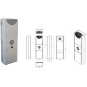 Resim Msc 4003 4180 W Dikey Ankastre Endüstriyel Pano Klima 