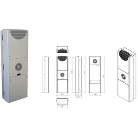 Resim Msc 4003 4180 W Dikey Ankastre Endüstriyel Pano Klima 