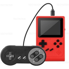 Resim Gb300 3 İnç Taşınabilir El Oyun Oyuncu Video Oyunu Konsolu Dahili 6000 + Red With Gamepad 