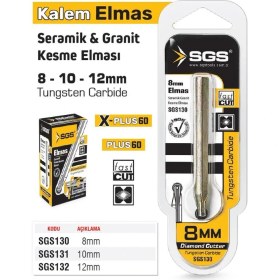 Resim Sgs Seramik ve Granit Kesme Elması - 8 Mm. - 1 Adet 