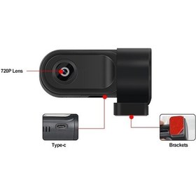 Resim Maoyaya Usb Dash Kamera Araba Android Navigasyon 360 Dönebilen Dvr Gösterge Kamerası Adas Destekli 140 Gece Görüşü Döngü Kaydı 