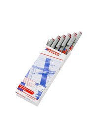Resim Eddıng E-152M Kırmızı Asetat Kalemi 
