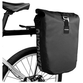 Resim Gajeena Bisiklet Arka Çanta - 20l Su Geçirmez, Bilgisayar Taşıma Özellikli, Hızlı Açma Sistemli Siyah 